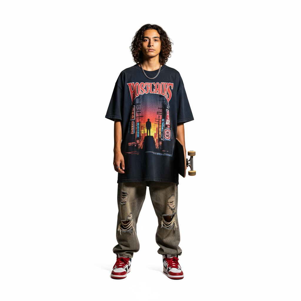 ZTS Threads Oversized Street Tee – Authentic, Premium Comfort & Bold Streetwear Style